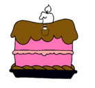 Dibujo Pastel de cumpleaños pintado por jorel