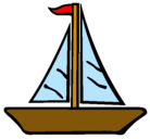 Dibujo Barco velero pintado por kiiii