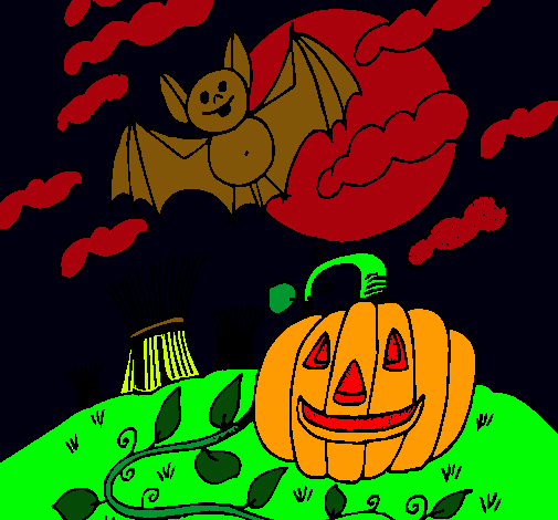 Paisaje de Halloween