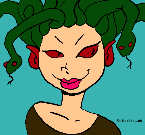 Mujer medusa