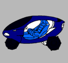 Dibujo Moto espacial pintado por tadeo
