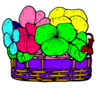Dibujo Cesta de flores 12 pintado por karenliliana