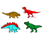 Dibujo Dinosaurios de tierra pintado por REGINAC