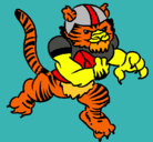 Dibujo Jugador tigre pintado por jose