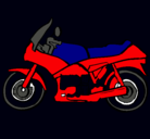 Dibujo Motocicleta pintado por tapon5000