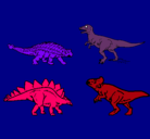 Dibujo Dinosaurios de tierra pintado por Axel