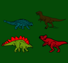 Dibujo Dinosaurios de tierra pintado por gerraprehistoriqua