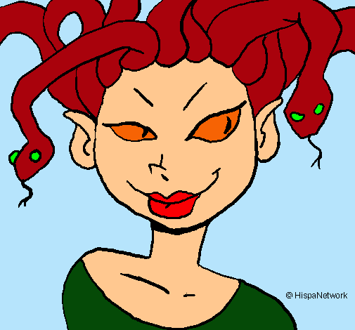 Mujer medusa