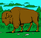 Dibujo Búfalo  pintado por qnthhh