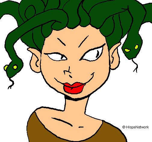 Mujer medusa