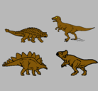 Dibujo Dinosaurios de tierra pintado por ALVARO