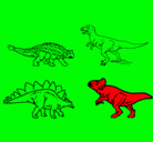 Dibujo Dinosaurios de tierra pintado por carlos