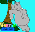 Dibujo Horton pintado por alondra