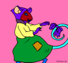 Dibujo La ratita presumida 7 pintado por amaury