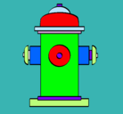 Dibujo Boca de incendio pintado por emelyllagunas