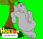 Dibujo Horton pintado por ARES