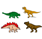 Dibujo Dinosaurios de tierra pintado por juancarlos