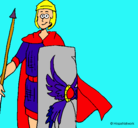 Dibujo Soldado romano II pintado por dehannah