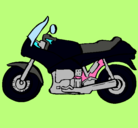Dibujo Motocicleta pintado por viri