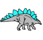 Dibujo Stegosaurus pintado por fgomez