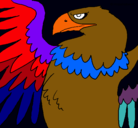 Dibujo Águila Imperial Romana pintado por r