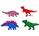 Dibujo Dinosaurios de tierra pintado por velociracto