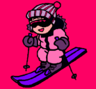 Dibujo Niño esquiando pintado por luisgael26