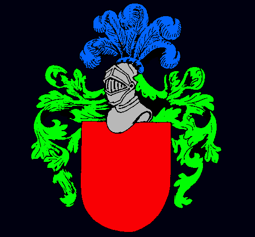 Escudo de armas y casco