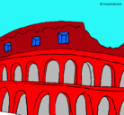 Dibujo Coliseo pintado por ABRAHAM