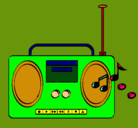 Dibujo Radio cassette 2 pintado por alejandropeque