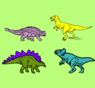 Dibujo Dinosaurios de tierra pintado por juanse