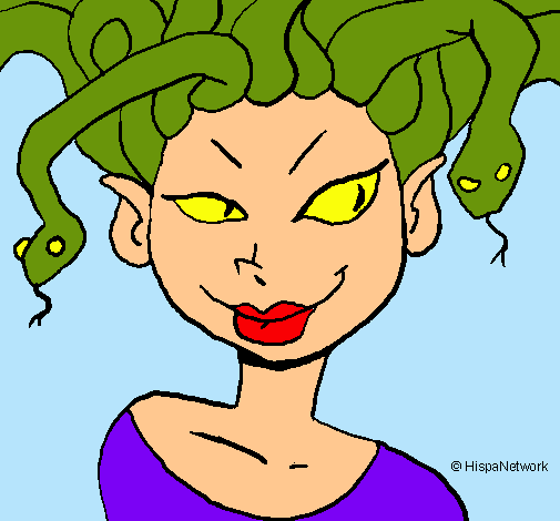 Mujer medusa