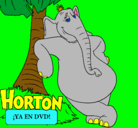 Dibujo Horton pintado por pablLBo