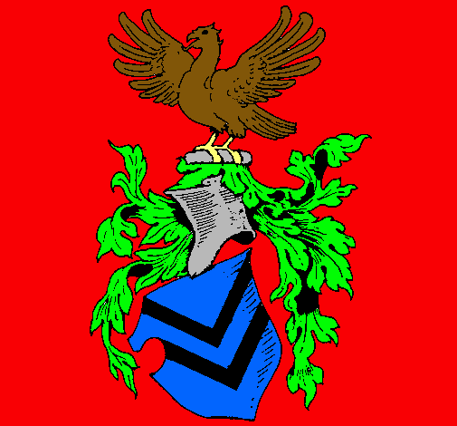 Escudo de armas y aguila 