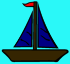 Dibujo Barco velero pintado por pedro