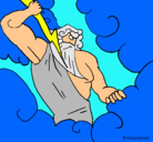 Dibujo Dios Zeus pintado por diego903