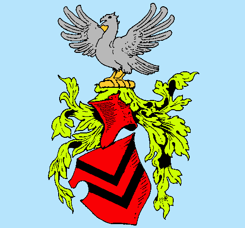 Escudo de armas y aguila 