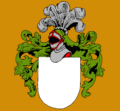 Escudo de armas y casco