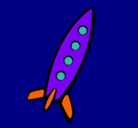 Dibujo Cohete II pintado por hector