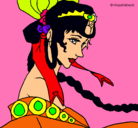 Dibujo Princesa china pintado por ArelyGetsemaniSilva