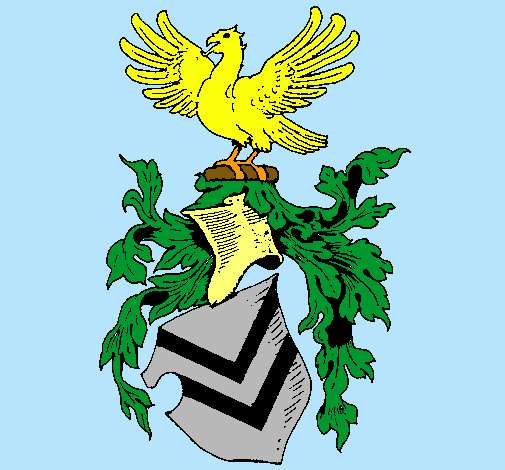 Escudo de armas y aguila 