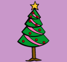 Dibujo Árbol de navidad II pintado por nabidad