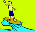 Dibujo Surfista pintado por carlosalejandro