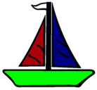 Dibujo Barco velero pintado por bencusinierrivera