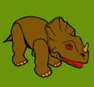 Dibujo Triceratops II pintado por Nissa