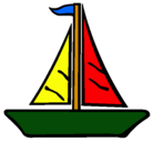 Dibujo Barco velero pintado por ivan