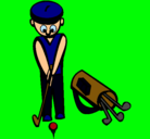 Dibujo Jugador de golf II pintado por jugador