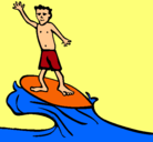 Dibujo Surfista pintado por sha17sha