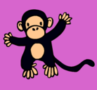 Dibujo Mono pintado por PAULAP