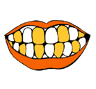 Dibujo Boca y dientes pintado por Urichpelon